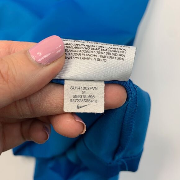 Nike Polo Shirt Mens Medium Astral Blue Golf Tour Performance Ultra 2.0 Dri Fit - Picture 10 of 12